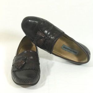 Johnston and Murphy mens tassel loafer shoes sz 9